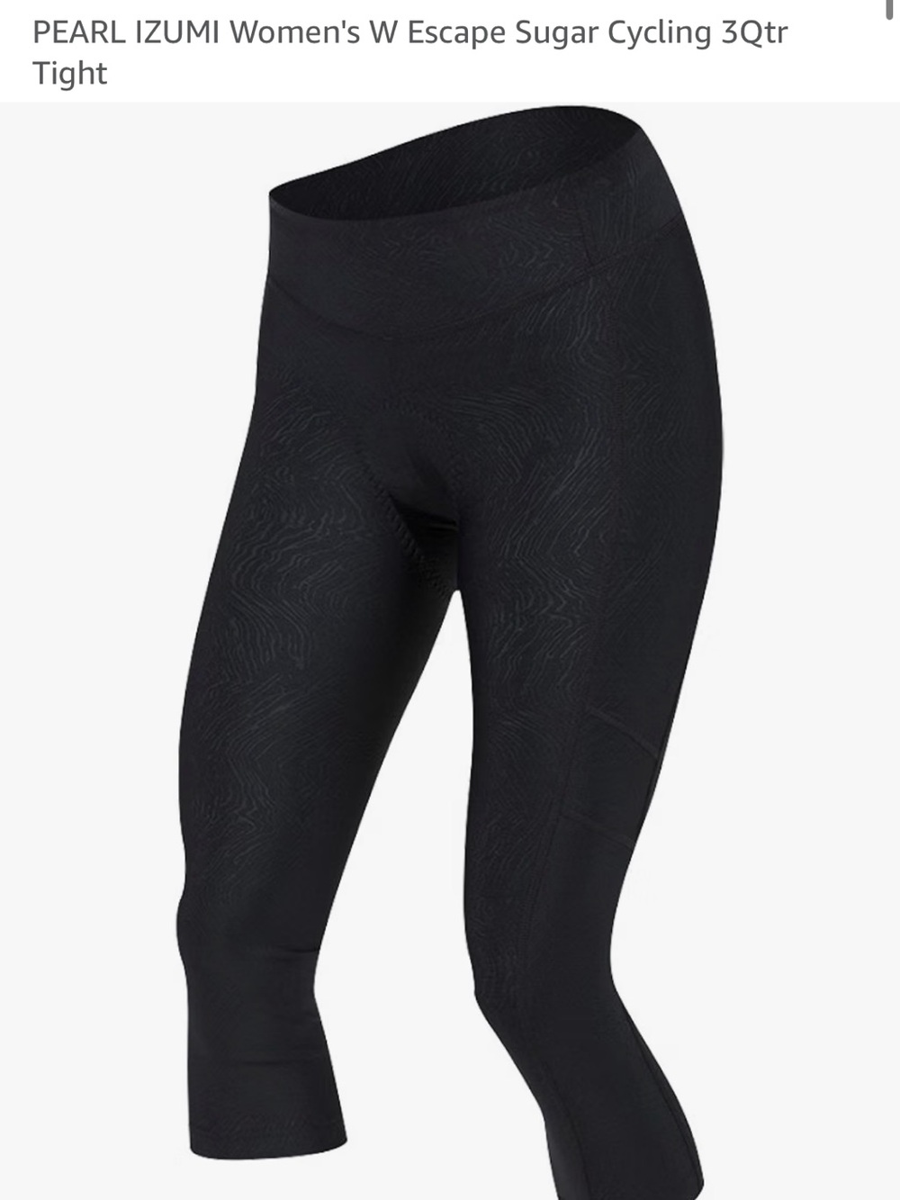 Pearl Izumi Women's 3/4 Cycling Capris — Black